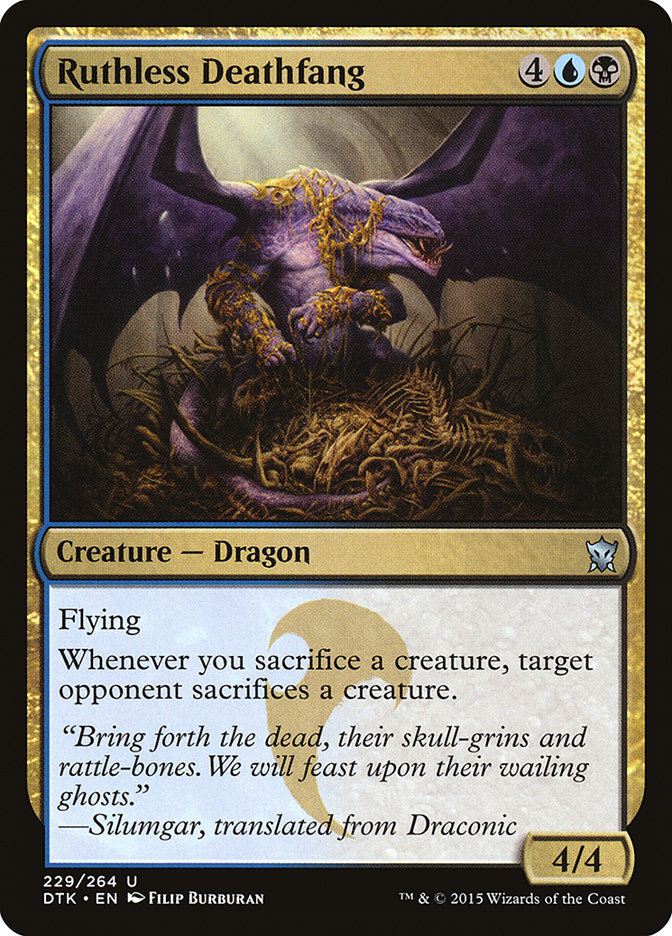 Ruthless Deathfang [Dragons of Tarkir] | Devastation Store