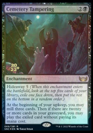 Cemetery Tampering [Streets of New Capenna Prerelease Promos] | Devastation Store