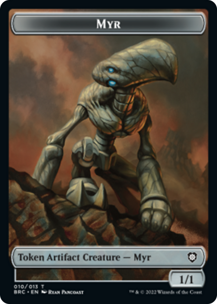 Myr // Powerstone Double-Sided Token [The Brothers' War Commander Tokens] | Devastation Store
