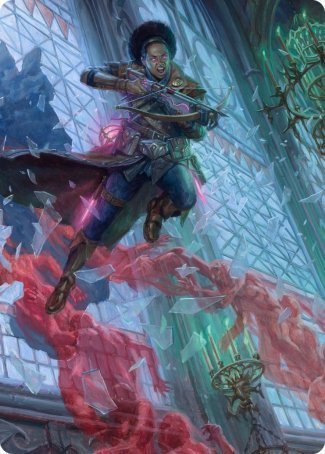 Kaya, Geist Hunter Art Card [Innistrad: Crimson Vow Art Series] | Devastation Store