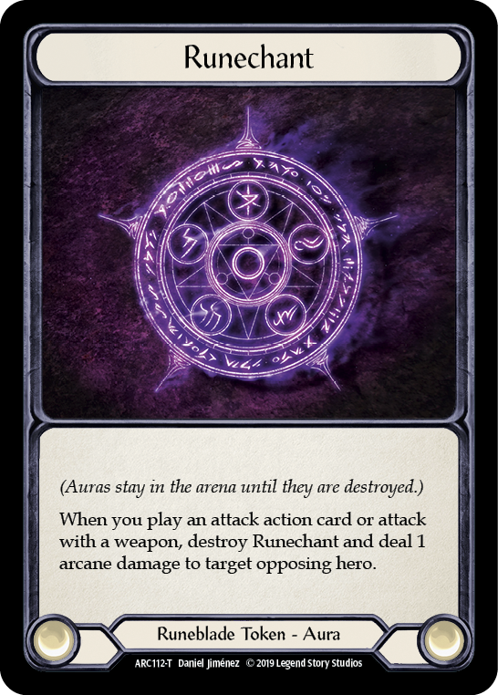 Runechant // Nebula Blade [ARC112-T // ARC077-T] 1st Edition Normal | Devastation Store