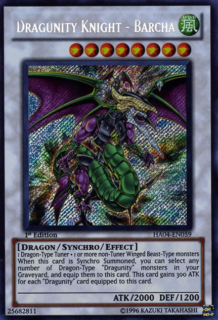 Dragunity Knight - Barcha [HA04-EN059] Secret Rare | Devastation Store