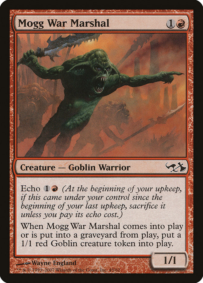 Mogg War Marshal [Duel Decks: Elves vs. Goblins] | Devastation Store