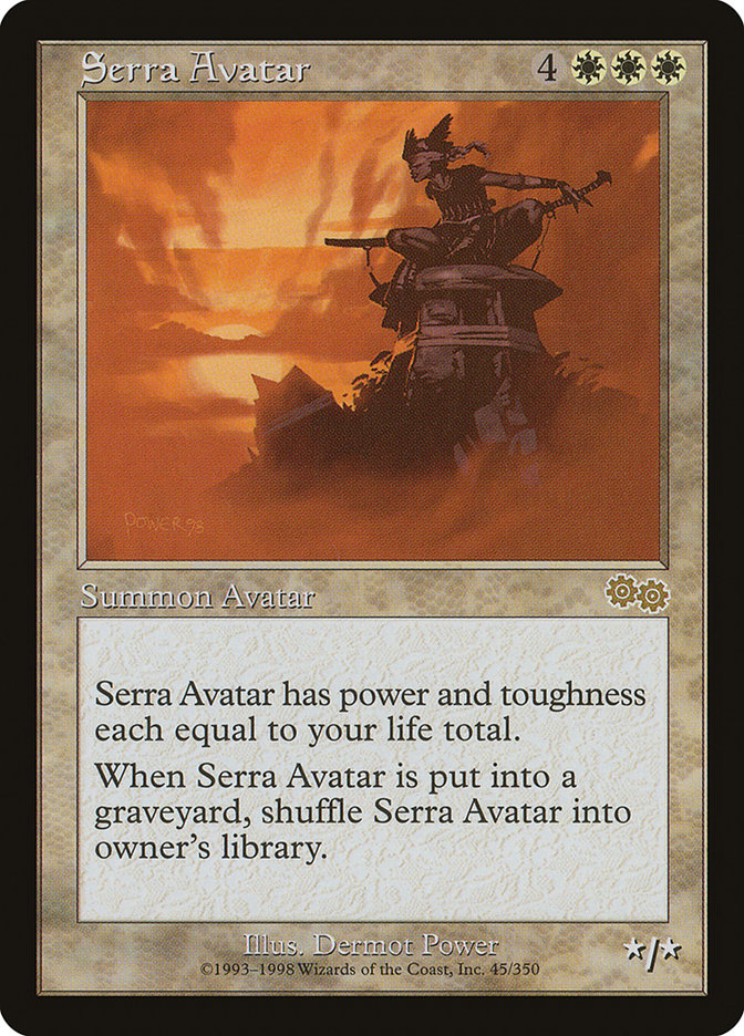 Serra Avatar [Urza's Saga] - Devastation Store | Devastation Store