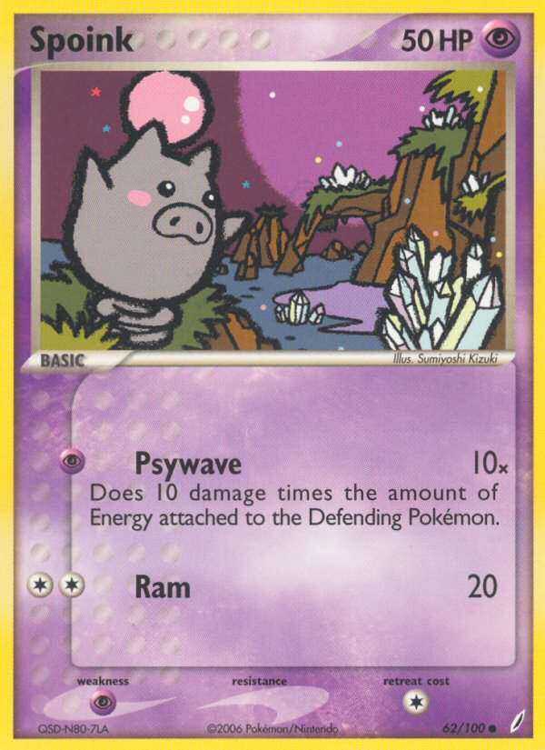 Spoink (62/100) [EX: Crystal Guardians] | Devastation Store