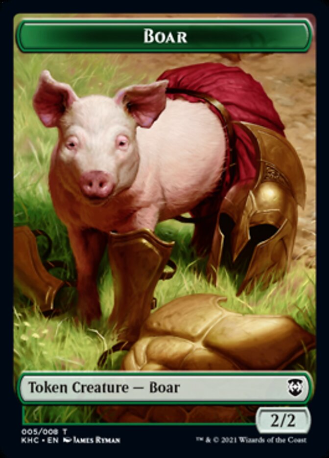Boar [Kaldheim Commander Tokens] | Devastation Store