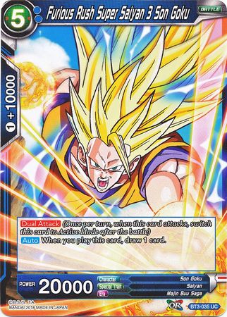 Furious Rush Super Saiyan 3 Son Goku [BT3-035] | Devastation Store