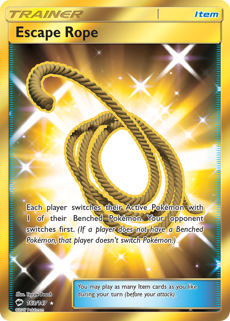 Escape Rope (163/147) [Sun & Moon: Burning Shadows] | Devastation Store