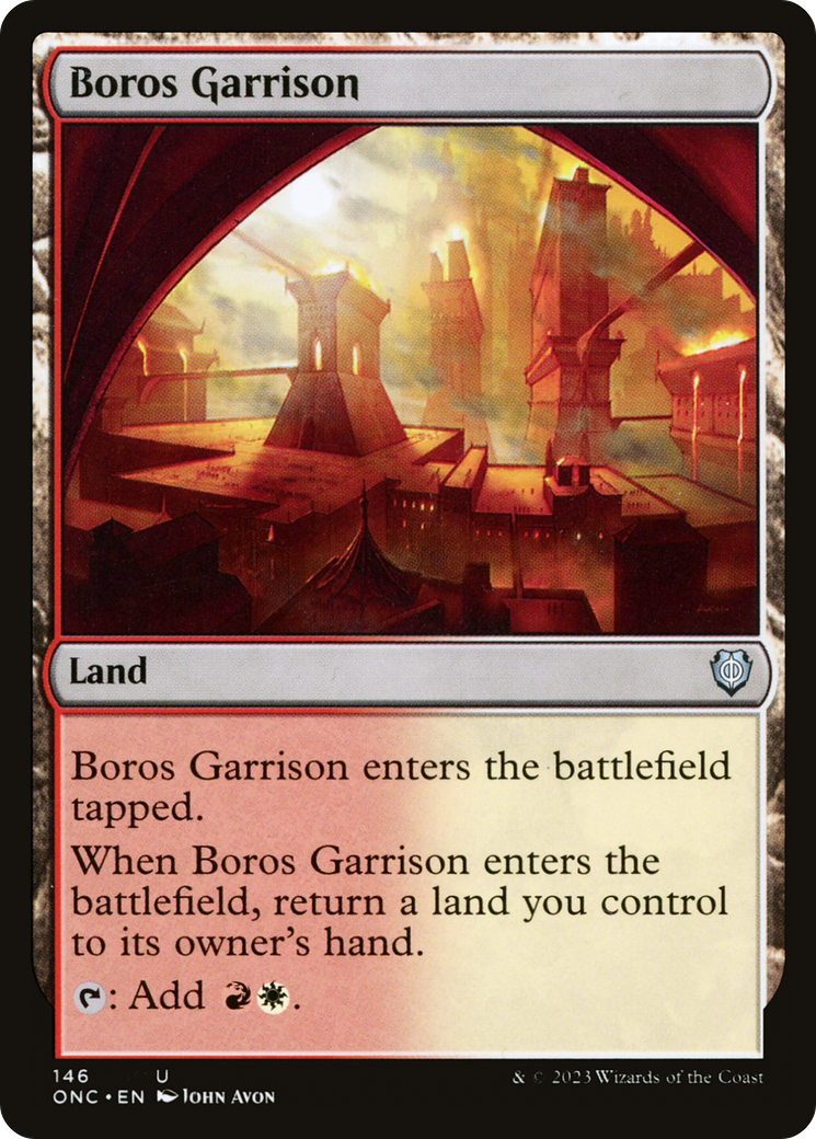 Boros Garrison [Phyrexia: All Will Be One Commander] | Devastation Store