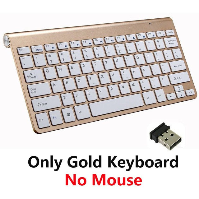 2,4G teclado inalámbrico y Mouse para Notebook Laptop Mac Escritorio PC TV - Devastation Store | Devastation Store