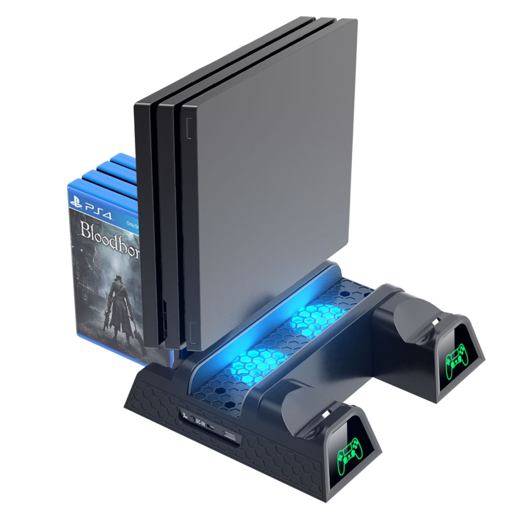 PS4 Pro Dual estacion de carga vertical - Devastation Store | Devastation Store